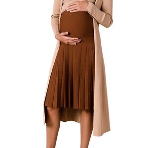 Apparalel maternity pleated skirt